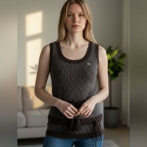 Lacoste 100% Wool Vest - Size Large/100